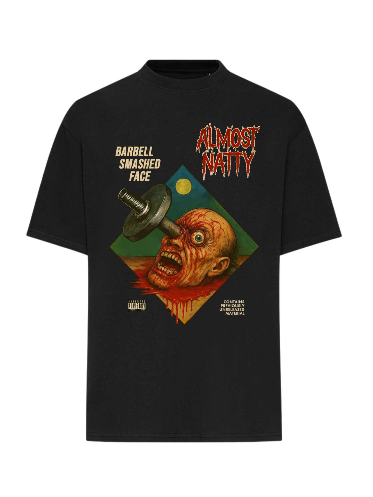 Barbell Smashed Face - T-Shirt